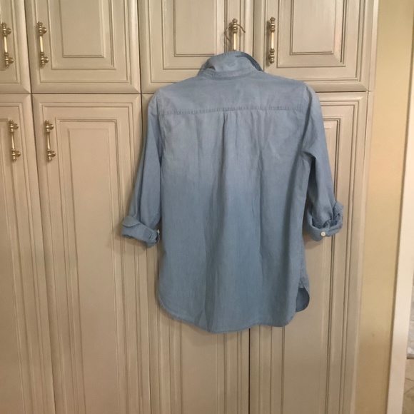 J. CREW CHAMBRAY SHIRT - Picture 2 of 4